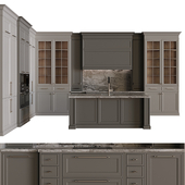 Kitchen in neoclassical style 57