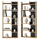 Straight bookcase OPPA BOOKCASE from LEVE HOME