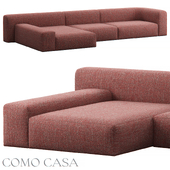 Dimaro sofa with ottoman from Como Casa