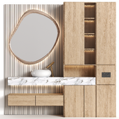 Bathroom furniture 001 in a modern minimalist style