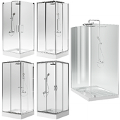 Shower cabins with trays STURM _ Set 2