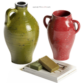 Pottery Barn - Handcrafted Oakhurst and Corbel Vases