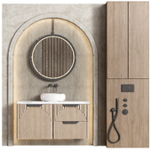 Bathroom furniture 003 in a modern minimalist style