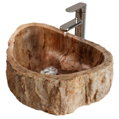 PETRIFIED WOOD Stone Sink by Art&Bath