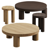 Offset Coffee&Side Tables  By Resident Lighting