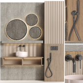 Bathroom furniture 004 in a modern minimalist style