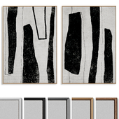 Abstract Painting Frame set  056