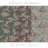 ArtFresco Wallpaper - Designer seamless photo wallpaper Art. Bo-303 - Bo-305 OM