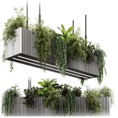 Pendant light with plants02
