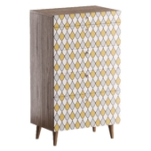 Chest of drawers with legs "Berber" print 22 art. BB10