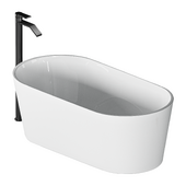 Freestanding oval Pietraluce bathtub