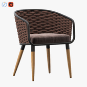 NEO Aluminum Rope Woven Cafe Chair