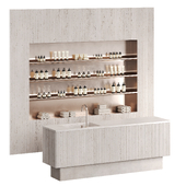 Store shelves with cosmetics 002