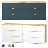 Chest of drawers Mont Blanc-4 Line
