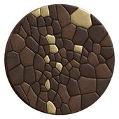 Round Wall Mosaic Panno