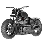 Harley Davidson Fat Bob Dyna Guerilla by Rough Crafts