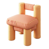 Кресло MINNA x LikeMindedObjects CRCL Chair Honey & Hibiscus