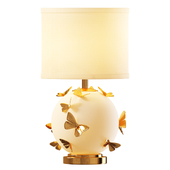 Настольная лампа  Butterfly 3-Way Table Lamp  с бабочками