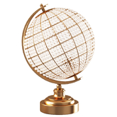 Настольная лампа Декоративный  Глобус Polished Globe Ambient Table Lamp