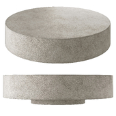 Concrete coffee table by Anthropologie