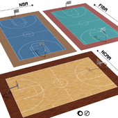 Баскетбольная площадка (NBA / FIBA / NCAA)