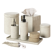 Set of bathroom accessories from Pottery Barn
