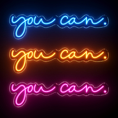 You Can Neon Sign