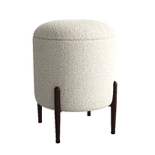 Cassiopeia Upholstered Ottoman by Pottery Barn