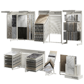 Exhibitor stands for tiles and porcelain stoneware