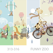 Wallpapers/Funny zoo/Designer wallpaper/Panel/Photo wallpaper/Fresco