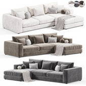 Oceanside Deep 2 Piece Right Arm Bumper Sectional Sofa