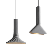 Set Concrete Pendants Lamp by Bentu Design