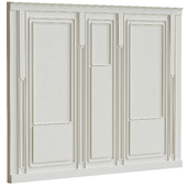 Decorative plaster with molding #009