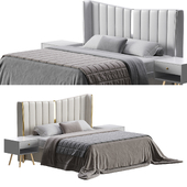 Modern Beige King Size Bed