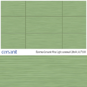 Tile Cersanit Mito Light green 20x44, A17108
