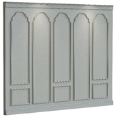 Decorative plaster with molding #016