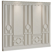 Decorative plaster with molding #017