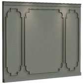 Decorative plaster with molding #018