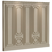 Decorative plaster with molding #020