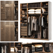 Wardrobe with filling and two front options