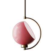 Hemispherical Hanging Light Kit Macaron Pink