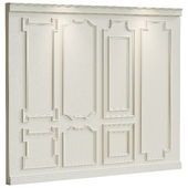 Decorative plaster with molding #024