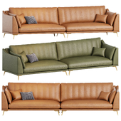 Light luxury simple modern leather sofa