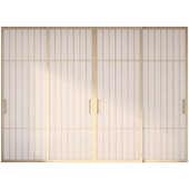 Wooden Partition Door N004