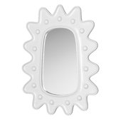 Oval mirror in Nuvola frame from IFdecor