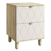 Bedside table Tejons Diamond Santiago Deco Aquamarine