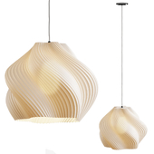 Plastic lamps by Creme Atelier