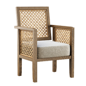 Karen wooden chair MD1 by Bpoint / Rattan dining chair
