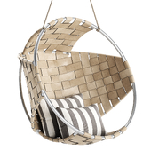 Cocoon Leather Hanging Chair