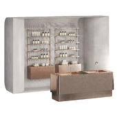 Store shelves with cosmetics 003